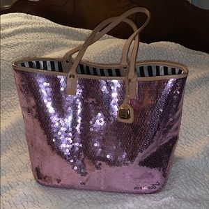Henri Bendel Pink Sequin Shoulder Bag